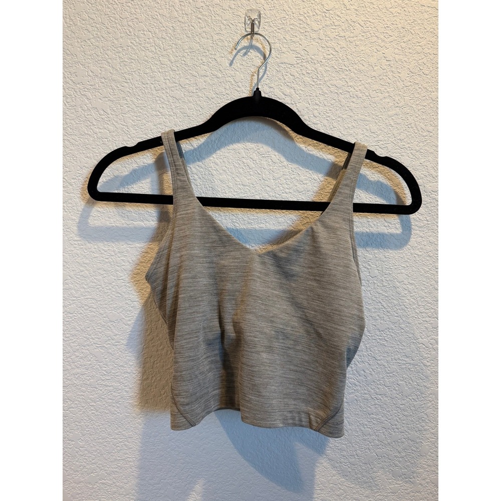Lululemon Align Tank Heathered Rover Green Size 4 - Picture 3 of 5